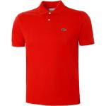 Reduzierte Rote Lacoste Essentials Herrenpoloshirts & Herrenpolohemden aus Baumwolle Größe XL 