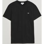 Schwarze Kurzärmelige Lacoste T-Shirts für Herren Größe XS 