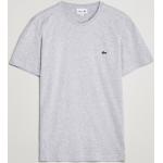 Graue Kurzärmelige Lacoste T-Shirts für Herren Größe 3 XL 