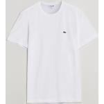 Weiße Kurzärmelige Lacoste White T-Shirts für Herren Größe XS 