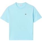 Reduzierte Blaue Lacoste T-Shirts aus Baumwolle für Damen Größe S 