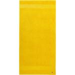 Gelbe Lacoste Bio Badehandtücher & Badetücher aus Baumwolle maschinenwaschbar 70x140 