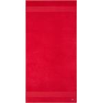 Rote Lacoste Bio Badehandtücher & Badetücher aus Baumwolle maschinenwaschbar 70x140 