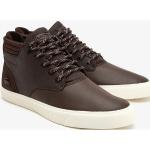 Reduzierte Braune Lacoste Esparre High Top Sneaker & Sneaker Boots aus Leder Leicht für Herren Größe 42,5 