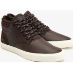 Reduzierte Braune Lacoste Esparre High Top Sneaker & Sneaker Boots aus Leder Größe 44,5 