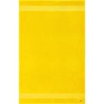 Gelbe Lacoste Bio Badehandtücher & Badetücher aus Baumwolle maschinenwaschbar 100x150 