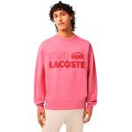 Reduzierte Pinke Lacoste Herrensweatshirts aus Baumwolle Größe 3 XL 