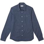 Marineblaue Lacoste Slim Fit Hemden für Herren 