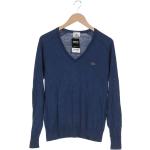 Reduzierte Blaue Lacoste Kaschmir-Pullover aus Wolle für Herren Übergrößen 