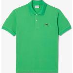 Grüne Kurzärmelige Lacoste Kurzarm-Poloshirts für Herren Größe L 