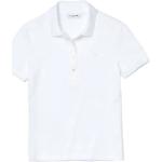 Reduzierte Weiße Lacoste White Damenpoloshirts & Damenpolohemden aus Baumwolle Größe 3 XL 