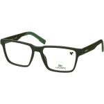 Grüne Lacoste Quadratische Herrenbrillen 