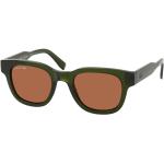 Grüne Lacoste Quadratische Sonnenbrillen mit Sehstärke aus Kunststoff für Herren 