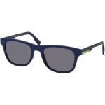 Blaue Lacoste Quadratische Kunststoffsonnenbrillen für Herren 