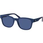 Blaue Lacoste Quadratische Kunststoffsonnenbrillen für Herren 