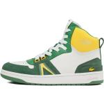 Grüne Lacoste White High Top Sneaker & Sneaker Boots für Herren 