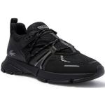 Schwarze Lacoste Low Sneaker aus Textil leicht für Herren Größe 47 