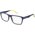 Blaue Lacoste Rechteckige Kunststoffbrillengestelle für Kinder 