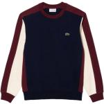 Reduzierte Bunte Color Blocking Lacoste Herrensweatshirts aus Fleece Größe XL 