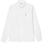 Weiße Lacoste White Leinenhemden aus Leinen für Herren Größe XXL 
