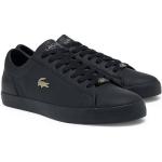 Schwarze Lacoste Lerond Low Sneaker aus Leder Leicht für Herren Größe 42,5 