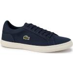 Marineblaue Lacoste Lerond Low Sneaker aus Textil Leicht für Herren Größe 42,5 