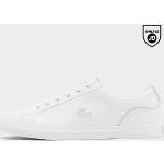 Weiße Skater Lacoste Lerond Low Sneaker mit Schnürsenkel aus Leder leicht für Kinder Größe 35,5 