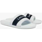 Lacoste Men's Croco Slides Textile Logo (41CMA0007) white/navy