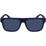 Blaue Lacoste Rechteckige Rechteckige Sonnenbrillen für Herren 