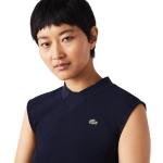Marineblaue Lacoste Damenpoloshirts & Damenpolohemden aus Baumwolle Größe L 