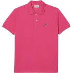 Pinke Lacoste Herrenpoloshirts & Herrenpolohemden aus Baumwolle Größe S 