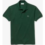 Grüne Unifarbene Kurzärmelige Lacoste Kurzarm-Poloshirts aus Baumwolle für Herren Größe 3 XL 
