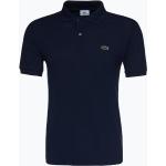 Marineblaue Unifarbene Lacoste Herrenpoloshirts & Herrenpolohemden Größe XS 