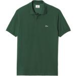 Grüne Unifarbene Lacoste Herrenpoloshirts & Herrenpolohemden aus Baumwolle Größe 3 XL 