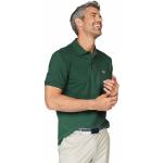 Reduzierte Dunkelgrüne Kurzärmelige Lacoste Kurzarm-Poloshirts mit Knopf aus Baumwolle für Herren Größe XS 