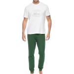 Reduzierte Grüne Lacoste Pyjamahosen aus Baumwolle für Herren Größe XL 