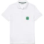Reduzierte Weiße Lacoste White Shirts mit Tasche für Herren Größe S für den für den Sommer 