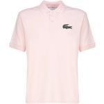 Reduzierte Pinke Kurzärmelige Lacoste T-Shirts aus Baumwolle für Herren Größe M 
