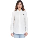 Reduzierte Weiße Lacoste White Festliche Blusen aus Baumwolle für Damen Größe L für den für den Frühling 