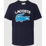 Blaue Kurzärmelige Lacoste T-Shirts für Herren Größe 3 XL 