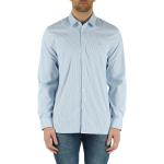 Blaue Lacoste Slim Fit Hemden aus Baumwolle für Herren Größe 4 XL 