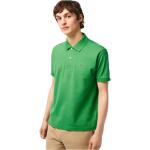 Reduzierte Grüne Kurzärmelige Lacoste Kurzarm-Poloshirts aus Baumwolle für Herren Größe XL 