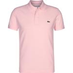 Pinke Kurzärmelige Lacoste V-Ausschnitt Kurzarm-Poloshirts für Herren Größe XL 