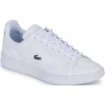 Weiße Lacoste Carnaby Low Sneaker aus Leder für Damen Größe 38 