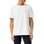 Reduzierte Weiße Kurzärmelige Lacoste Sport Rundhals-Ausschnitt T-Shirts aus Jersey für Herren Größe 4 XL 