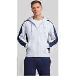 Hellblaue Lacoste Zip Hoodies & Sweatjacken mit Reißverschluss aus Baumwolle mit Kapuze für Herren Größe XL 