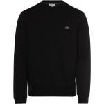 Schwarze Unifarbene Lacoste Rundhals-Ausschnitt Herrensweatshirts Größe XS 