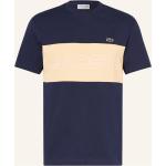 Dunkelblaue Lacoste T-Shirts aus Baumwolle für Herren Größe XXL 