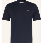 Dunkelblaue Lacoste T-Shirts aus Baumwolle für Damen Größe M 