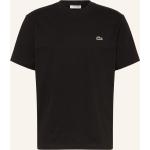 Schwarze Lacoste T-Shirts aus Baumwolle für Herren Übergrößen 